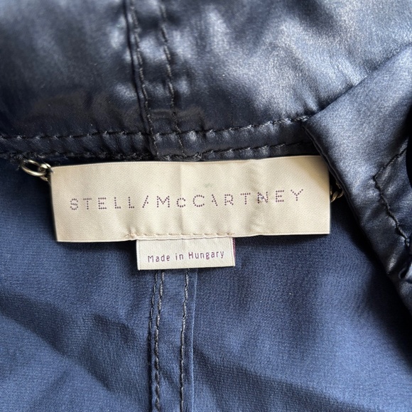 Stella McCartney Navy Blue Cropped Anorak Jacket - Picture 6 of 7